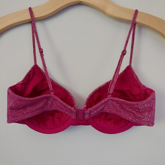 Triangl Grape Sparkle Macia Set Bikini Swimsuit Size XS Pink - Picture 10 of 16